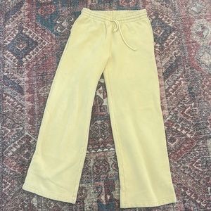 TNA boyfriend super cozy wideleg sweatpants